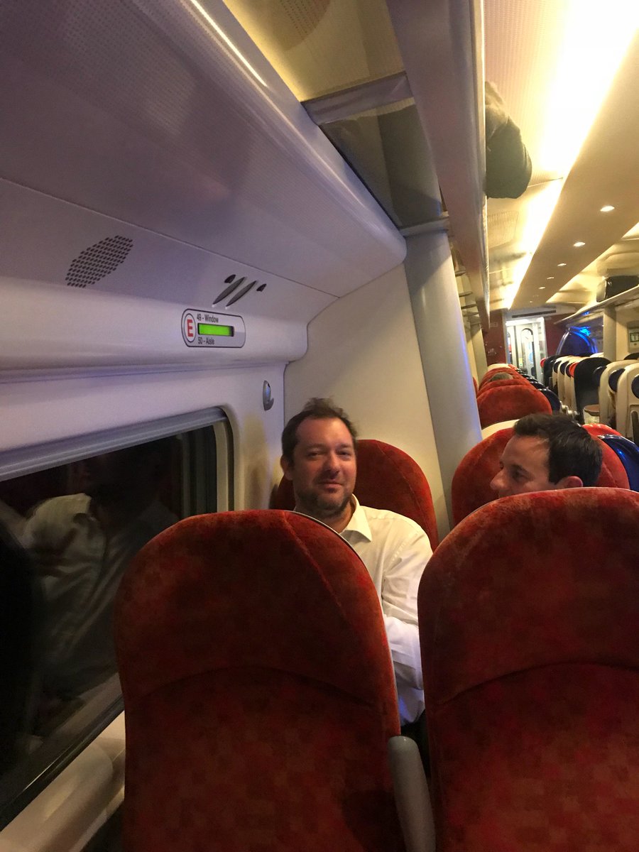 These two got told off by the guard over the loudspeaker on the train for holding the train up...they’ve done nothing but slag him off since