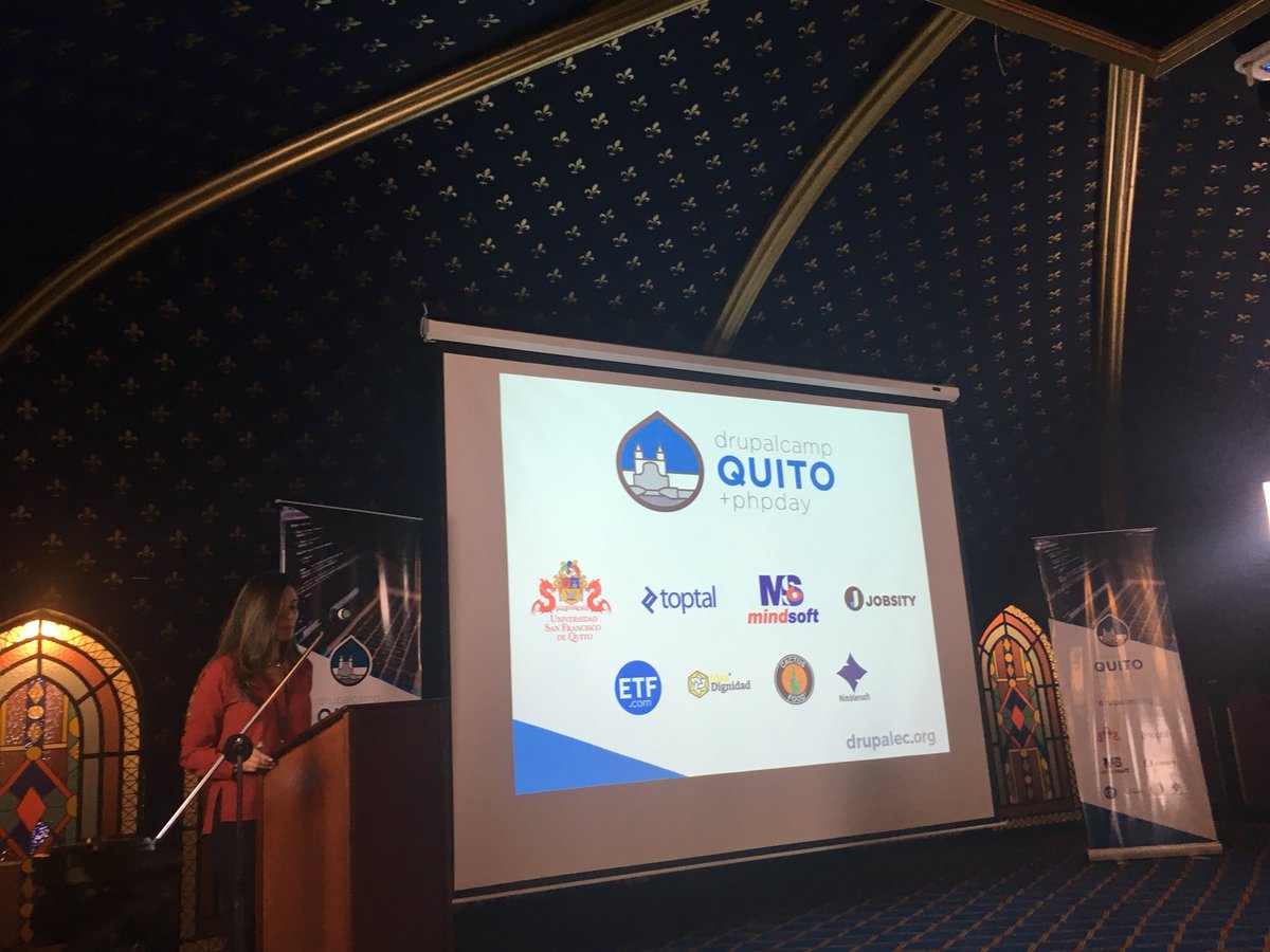 juanjoleong's tweet photo. Arrancamos en el #DrupalCampUIO en la @USFQ_Ecuador https://t.co/o18SO32E9m