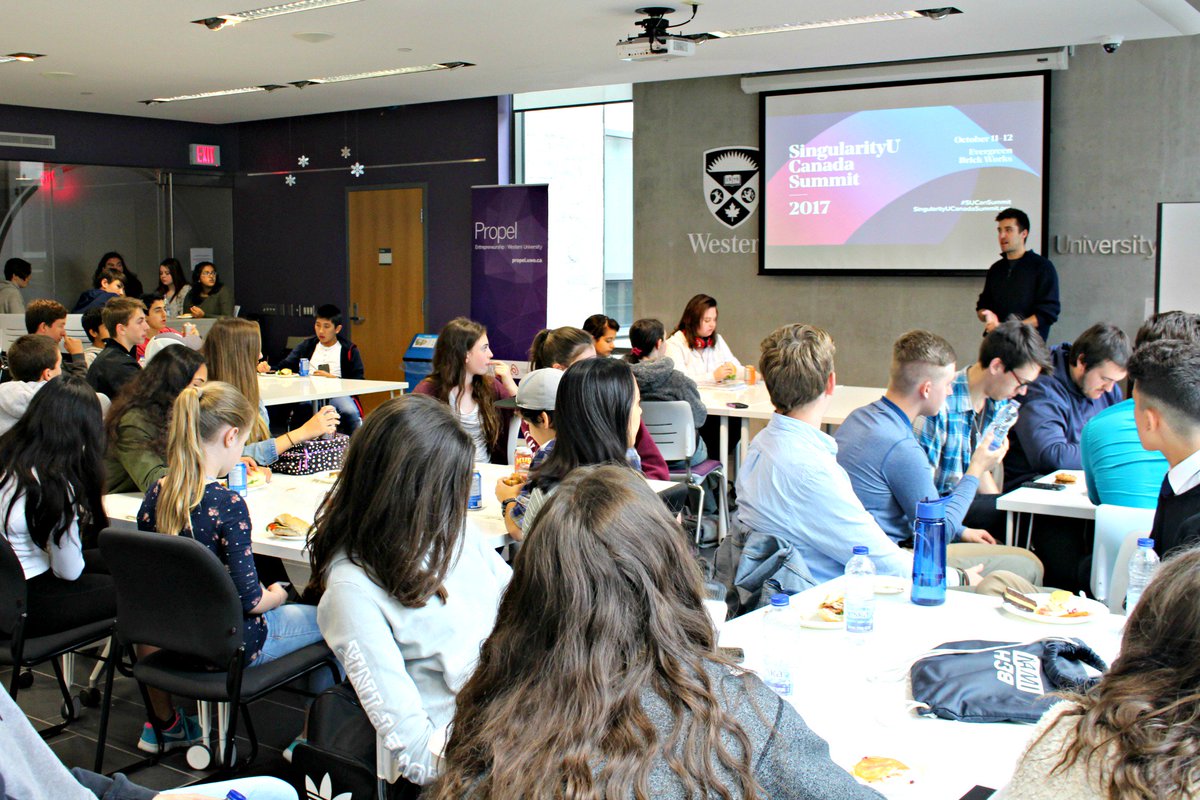 westernuPropel's tweet photo. #singularityu was a huge success at #WesternU. Thanks to everyone who came out. Hope you had fun! 🤣 https://t.co/5Eq7RywgRV