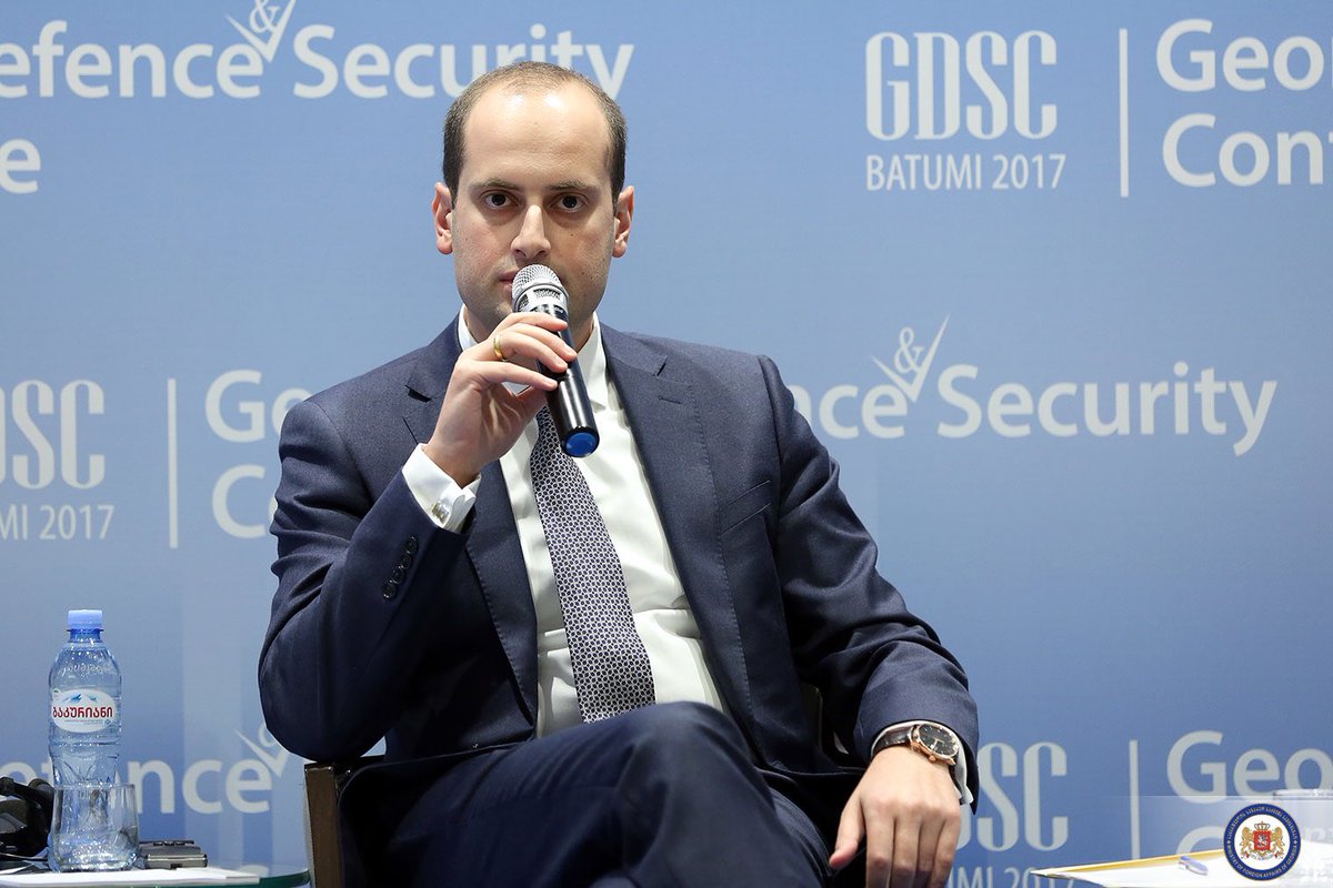 JanelidzeMkh's tweet photo. In the interconnected world unconventional threats are rising which can't be defeated without joint effort #Batumi #GDSC2017 https://t.co/YopxD3jAPt