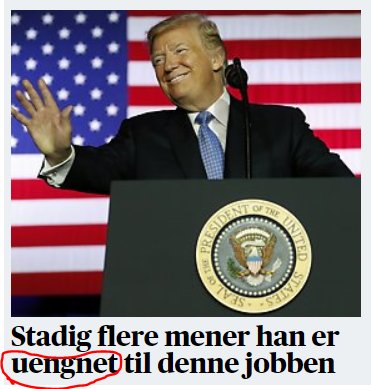 Lurer på om journalisten er uenget til å skrive artikler.