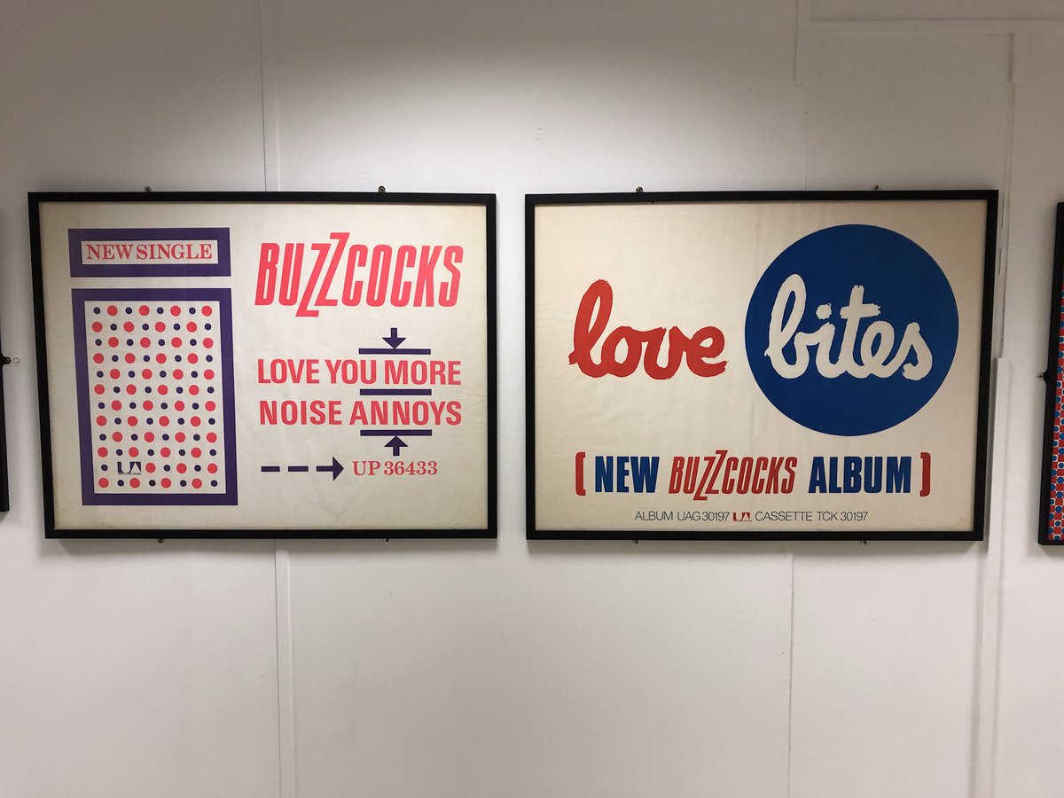 designmcr's tweet photo. At the Fizzing at the Terminals launch @PlantNOMA a definitive guide to @Buzzcocks artwork by @malcolmgarrett https://t.co/XDBdBuyMNC