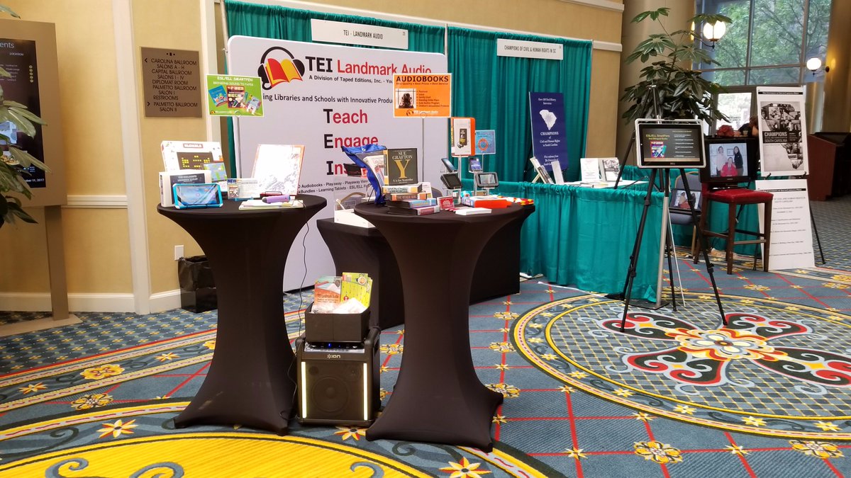 DoritaSmith99's tweet photo. Check out some of our new MakerSpace products supporting STEAM initiatives including a 3-D printer for less than $350. Booth #23. #SCLA2017 https://t.co/mpWcPxhxGy