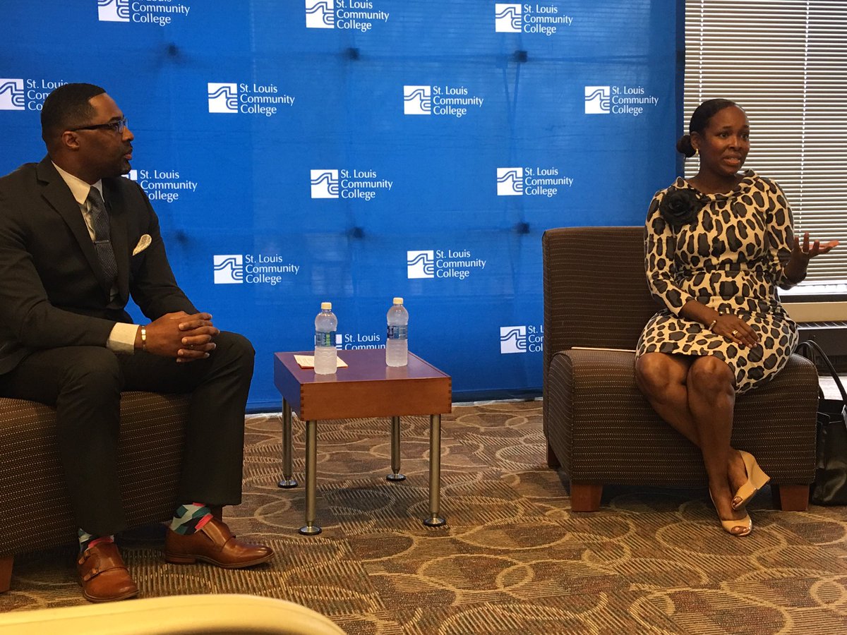 AskErikaSTLCC's tweet image. Kudos to @Nupey27 on his inaugural Provost Speaker series featuring my new hero Dr.Sharonica Hardin-Bartley. #sheiseverything @UCitySchools