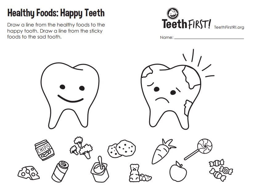 TeethFirst! on Twitter: "⭐ Bilingual activity sheets for you to