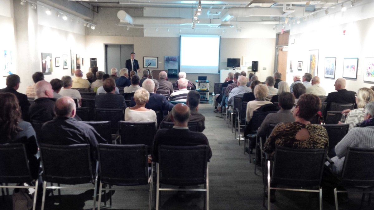 Great turn out at the Belleville Economic Outlook customer event with Deputy Chief Economist Michael Gregory.