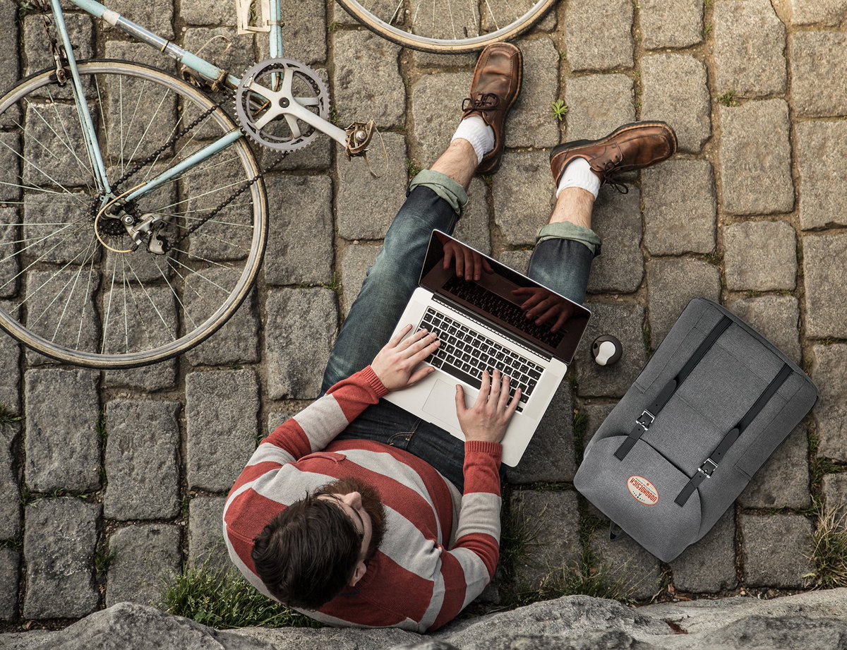 spectorandco's tweet photo. The only way to get some work done! #thankfulthursday #ashbury #ashburybags #nomadcollection #spectorandco #promotionalproducts #branding https://t.co/3Pk00TtzSZ