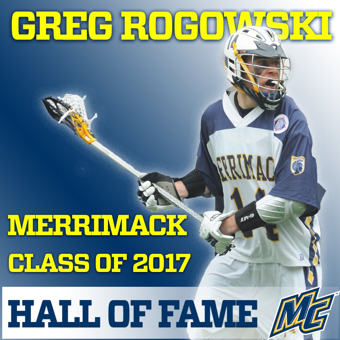 MC_Athletics's tweet photo. Greg Rogowski, #MLAX: NE10 HOF Inductee, 4X All-American, 2X NE10 POY, and led MC to first-ever NCAA Tourney in 2009. #2017MCHOF #GoMack https://t.co/wyh31gUyVU