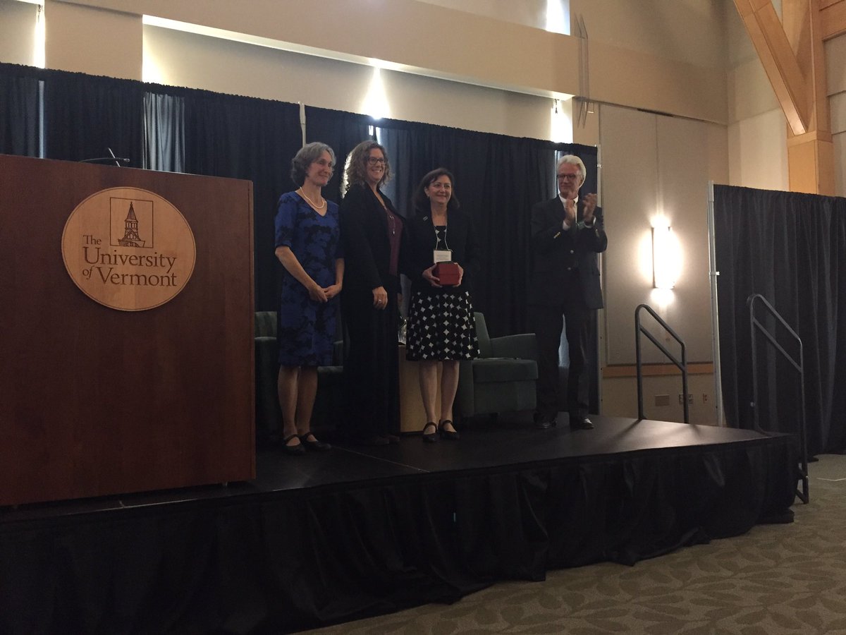 VTEducation's tweet photo. Congratulations to Linda Cloutier-Namdar, Vermont's 2018 Teacher of the Year #vted #VTTOY https://t.co/yNrTJRjZ9y