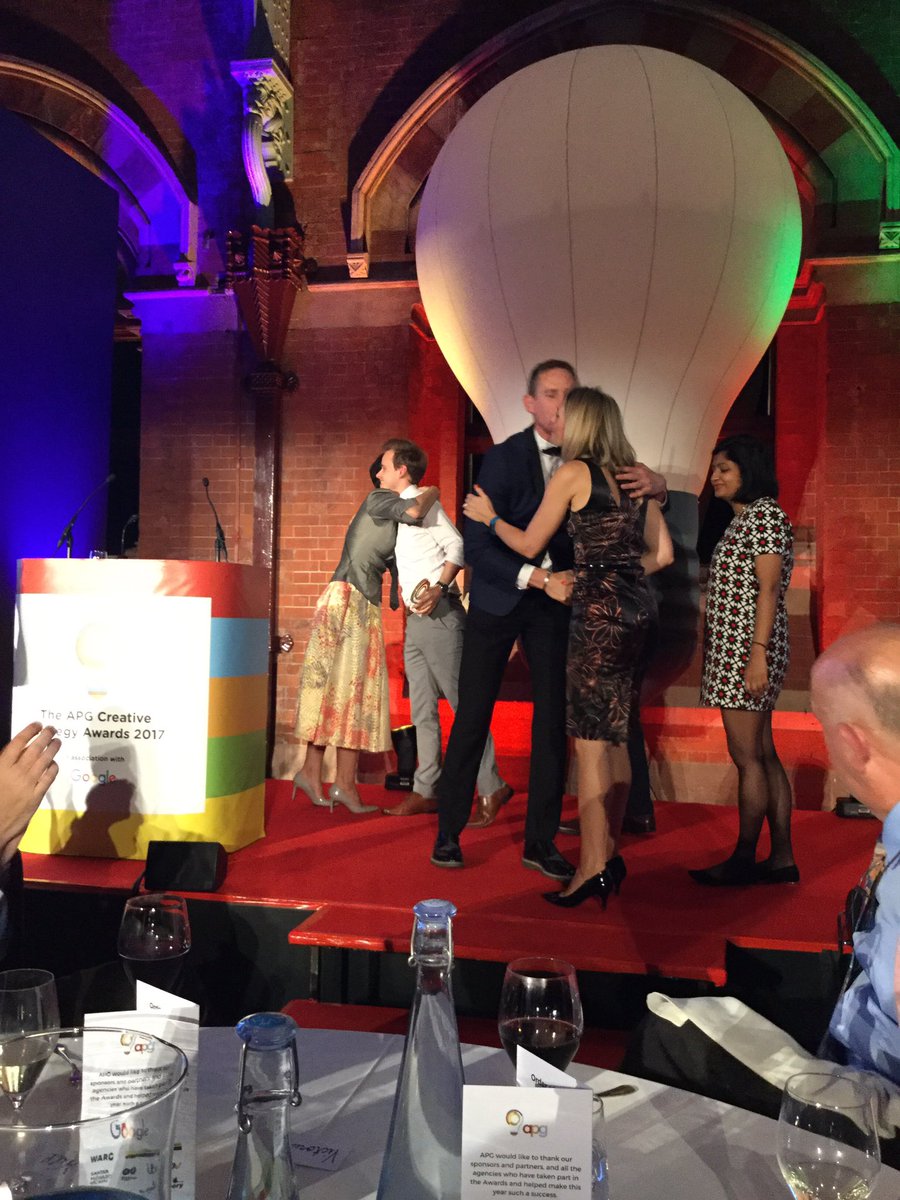 APGLondon's tweet photo. Well done Pete Buckley &amp; Richard Bartlett @MECUK  for winning a gold @Change4Life #SugarSmart #apgawards2017 https://t.co/9VZFwjyUY1