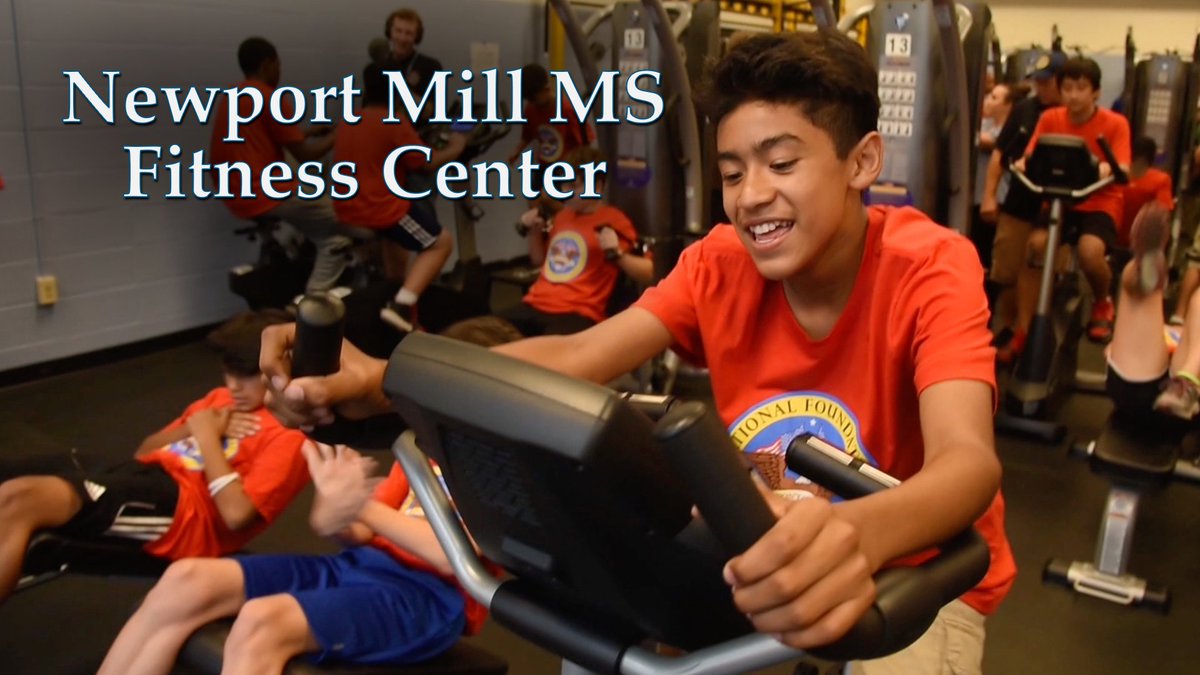 New video from MCPSTV - new fitness center at Newport Mill MS is celebrated by whole school, the Governor and Jake!  youtu.be/I6zQUSdpIwY