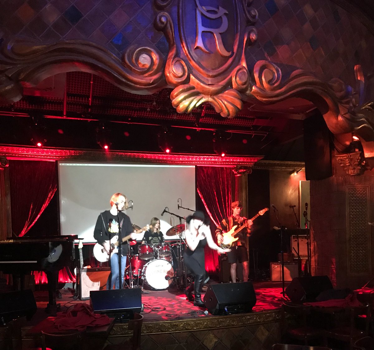 lovepastblue's tweet photo. Sound check!! Tonight 7:30 @CuttingRoomNYC #appetitefordysfunction https://t.co/2Xw9WH4Ze8
