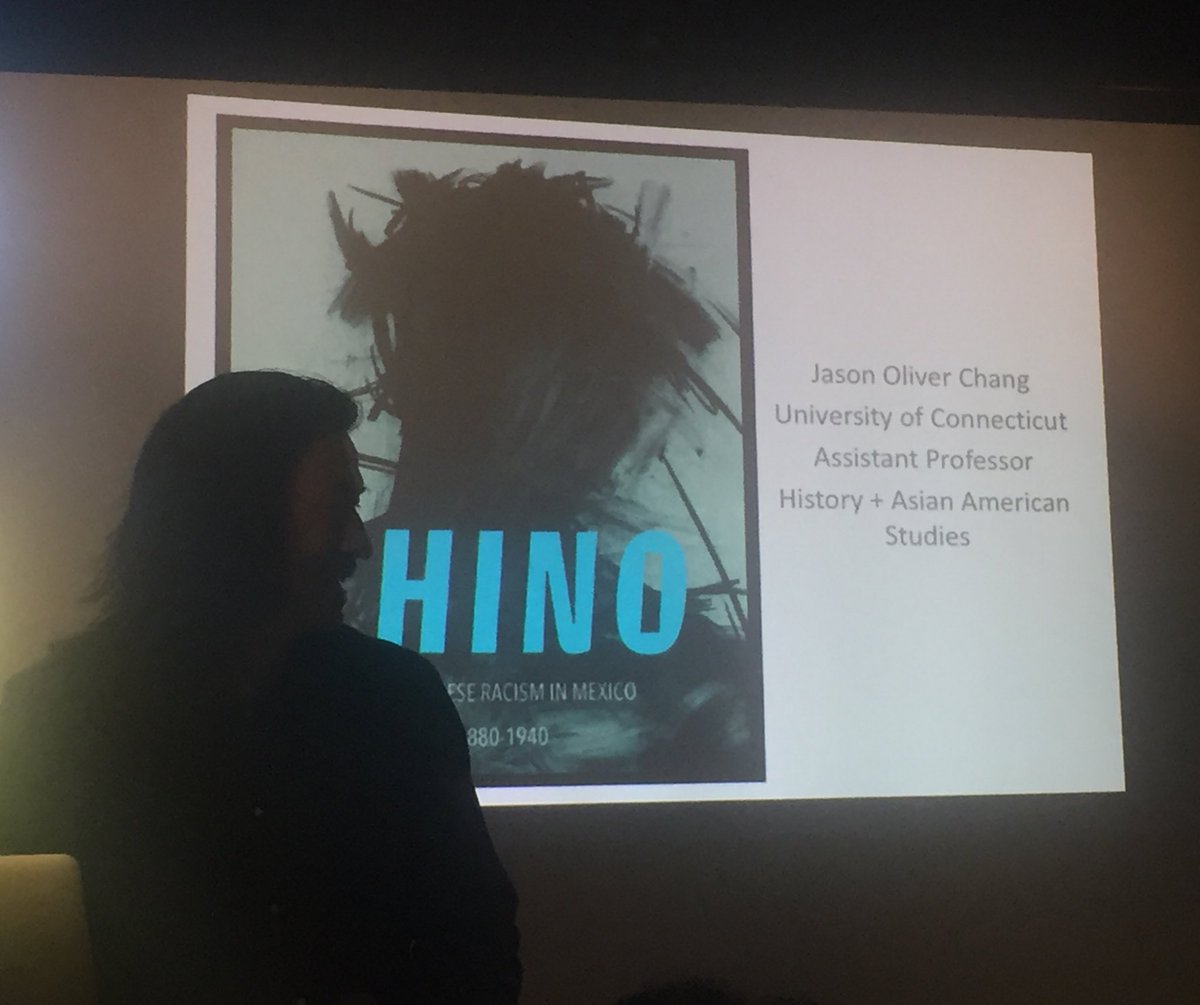 At <a href="/YaleAACC/">Yale AACC</a> Professor <a href="/chinotronic/">Jason Oliver Chang</a> discusses “how race functioned” in Mexico, the imagined “Chino &amp; it’s place in Mexican politics”!