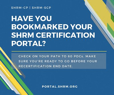 Shrmcertification On Twitter How Close Are You To 60 Stay