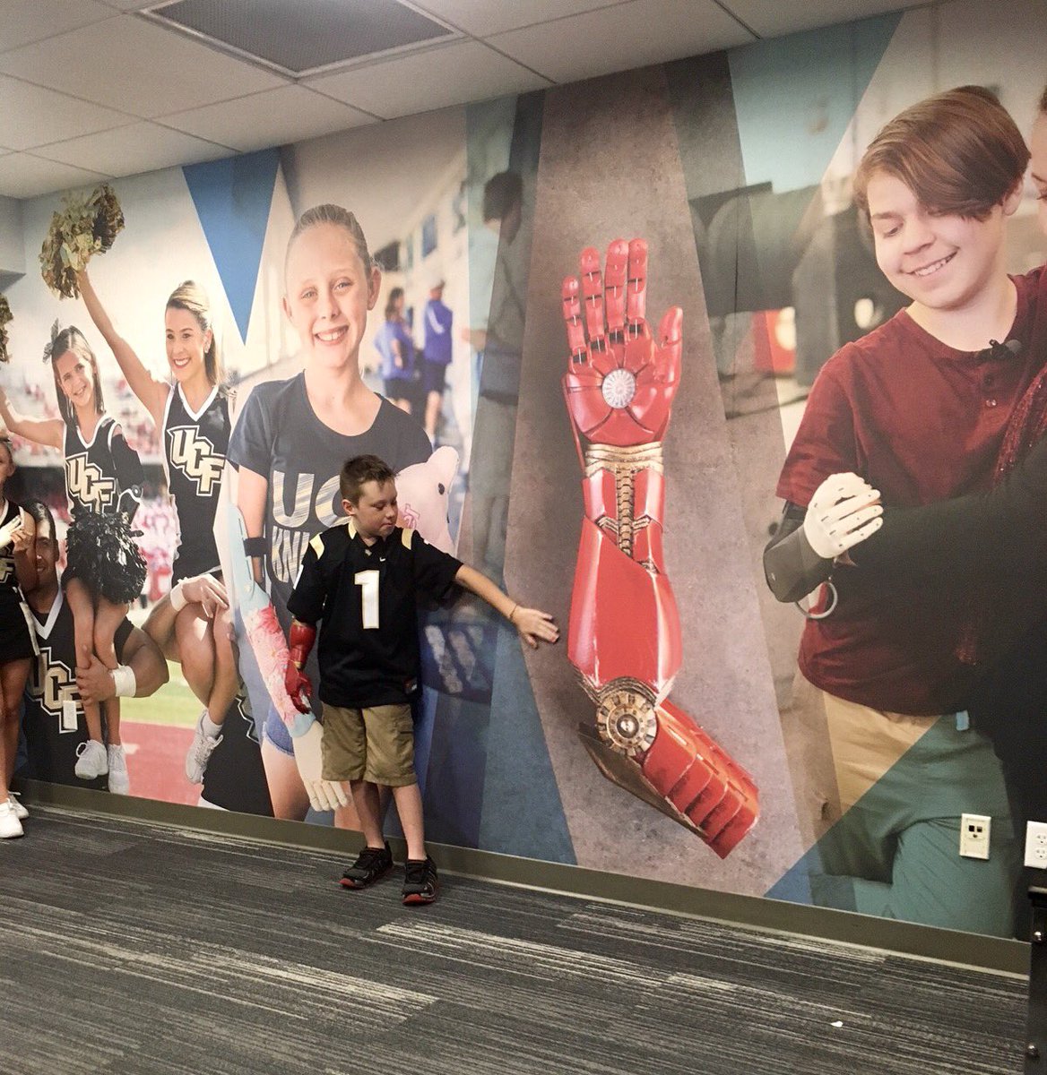 AlexJasin's tweet photo. Congrats @Limbitless3D on the new space at Knights Plaza! Great time celebrating with the team &amp; #bionickids! @UCF @UCFKnights #3dhope https://t.co/xWmCkgxCjZ
