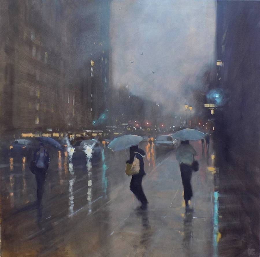fubiz's tweet photo. Beautiful Rain Paintings by Mike Barr https://t.co/gI4WUUa9NG https://t.co/WaSRpKOqo4