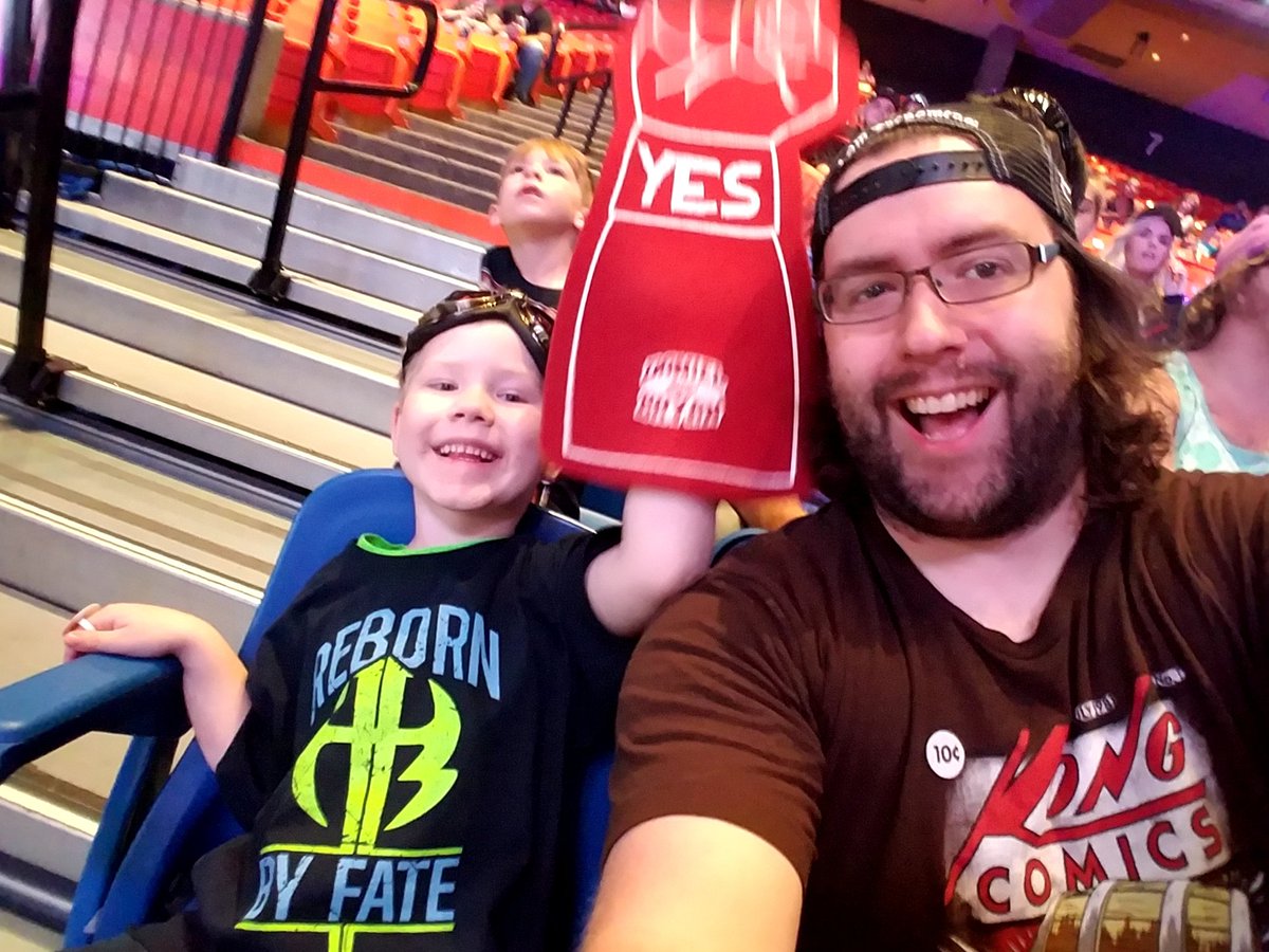 Nooflear's tweet photo. These seats are legit! #WWEBoise https://t.co/F1lJdwj2vA