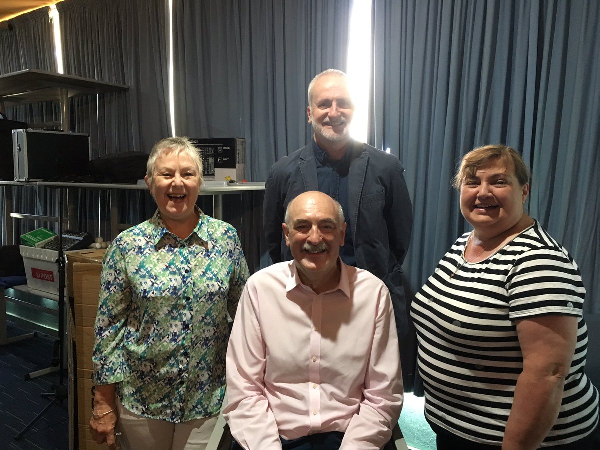 tyroleanlass's tweet photo. Fabulous morning at the Bok Lecture with @MatthewColless and @StargazerFred #StarFest2017 https://t.co/dnE5MWeFFt