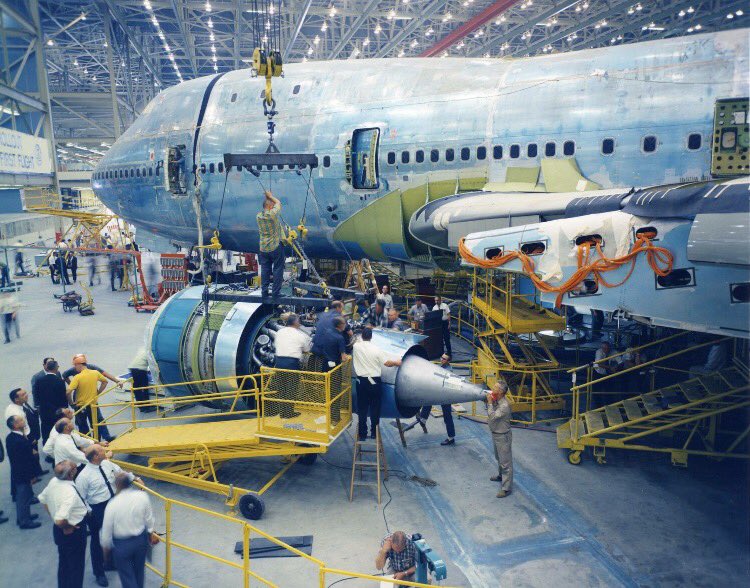 BoeingAirplanes's tweet photo. #OTD in 1968, our 747 made its debut to the world. Since then, the 747 fleet has logged more than 42B nautical miles. #avgeek https://t.co/z1rhrGa9YN
