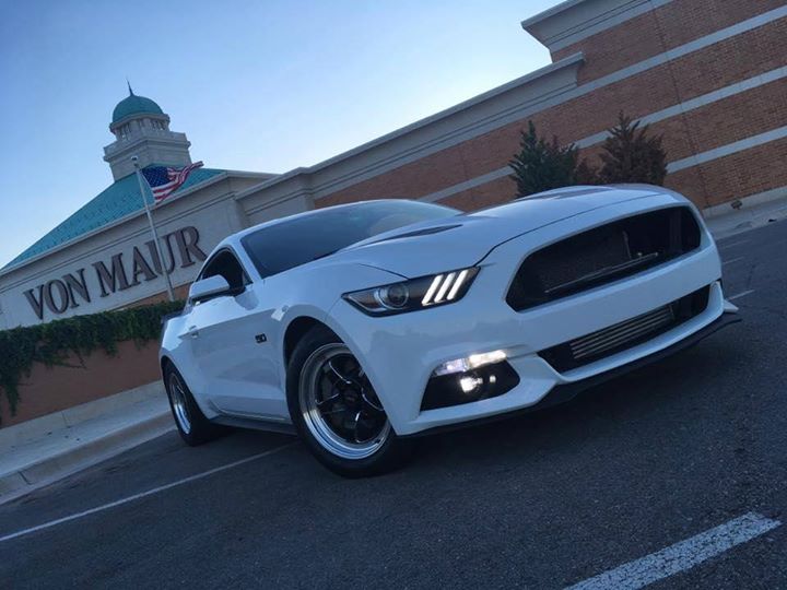 Brad is telling us that his Mustang is 'Stock' We're not sure if we believe him... Do you? 🙅🙌