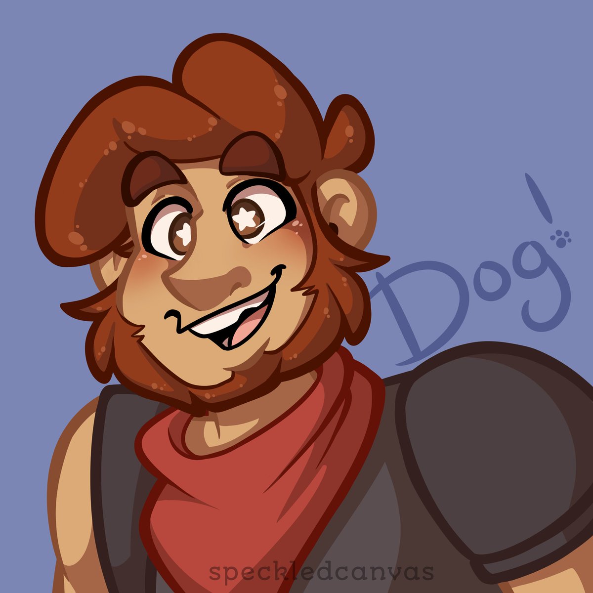 speckledart's tweet photo. Projects my instinct to announce every dog and cat I see onto my favorite ruff boi #thezonecast https://t.co/1oODP5Gx5B