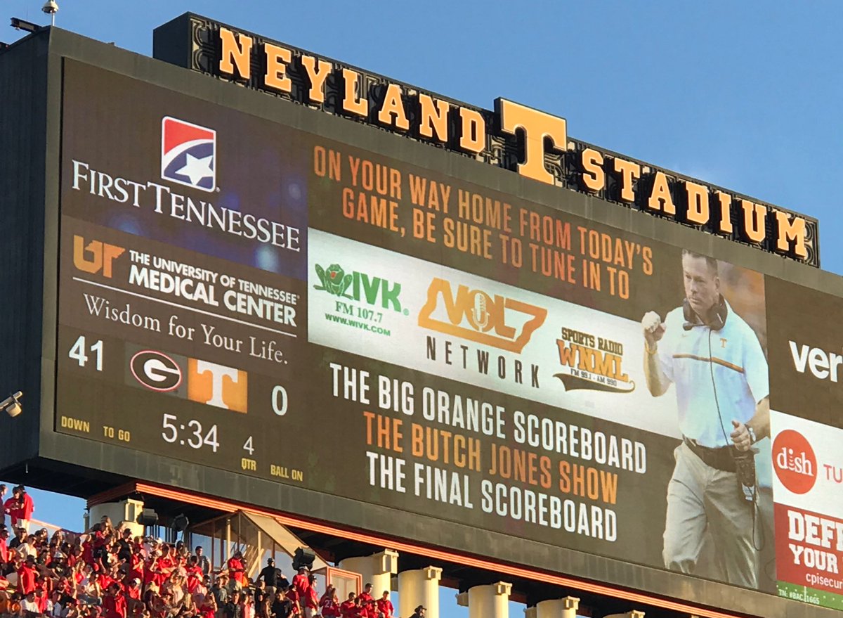 <a href="/UTCoachJones/">Butch Jones</a> Hope you don’t mind your children joining the Witness Protection Program... I’d be ashamed to be your son #SaturdayFlex