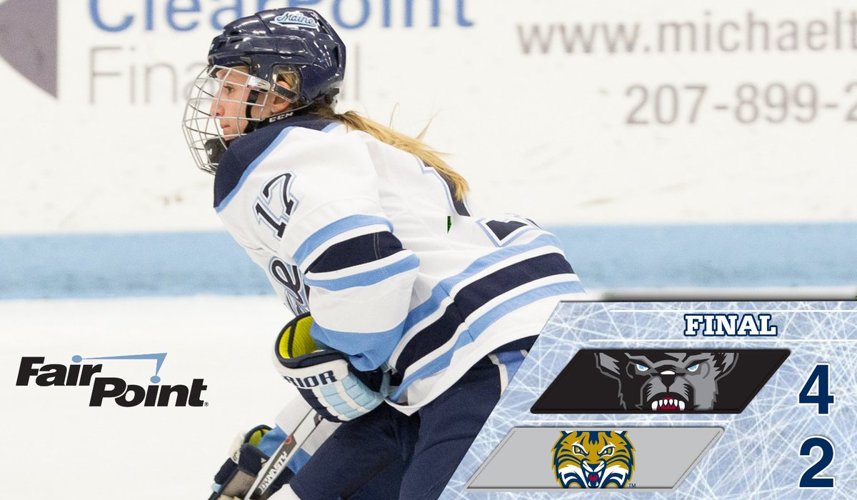 🚨 MAINE WINS! 🚨

Black Bears knock off No. 9 Quinnipiac, 4-2!

#BlackBearNation #WHEA