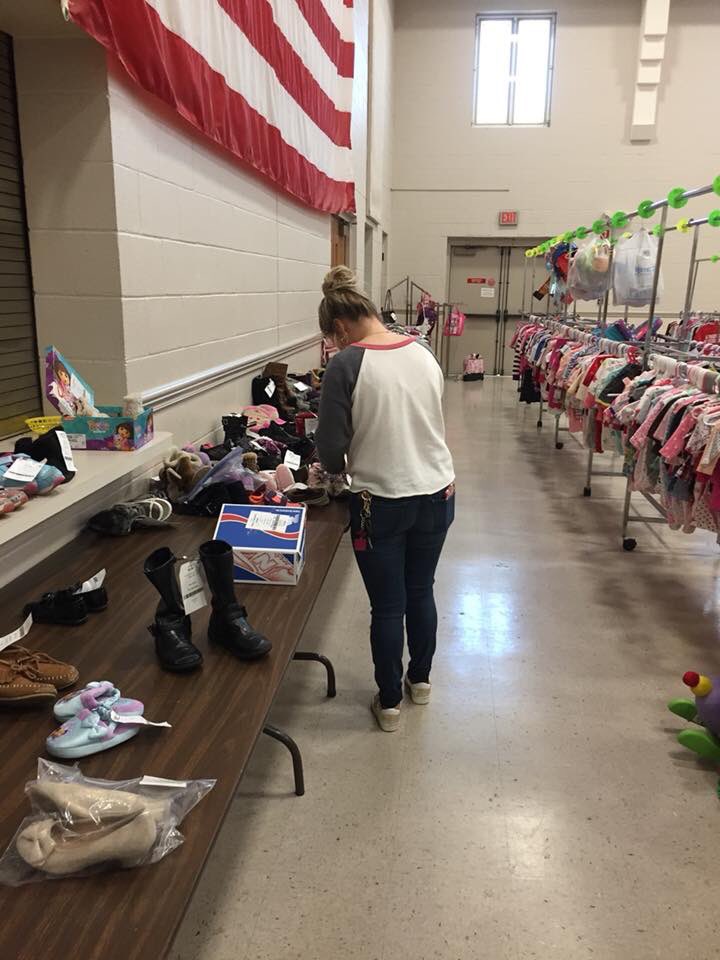 sub_deb1's tweet photo. It was so nice to be able to help out at the Kid’s Closet at First United Methodist Church today! Thanks for having us First United! https://t.co/HH0TwNas7W