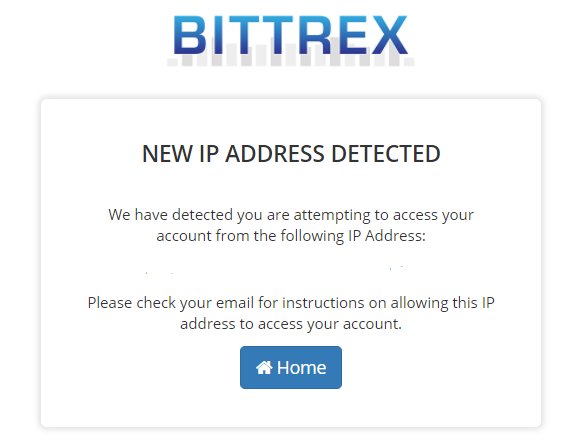 CryptoBull's tweet photo. Dear @BittrexExchange, 

Please make this optional. A lot of us have a dynamic IP address.

Thank you!

@richiela @ramikawach https://t.co/QvSy6AQS9g