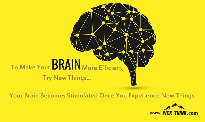 pickthink's tweet photo. To Make Your Brain More Efficient, Try New Things. 😉
Take a look at our quick tips https://t.co/LbNNoLRiev

#success #bussiness #Motivation https://t.co/u82wBxFJPh