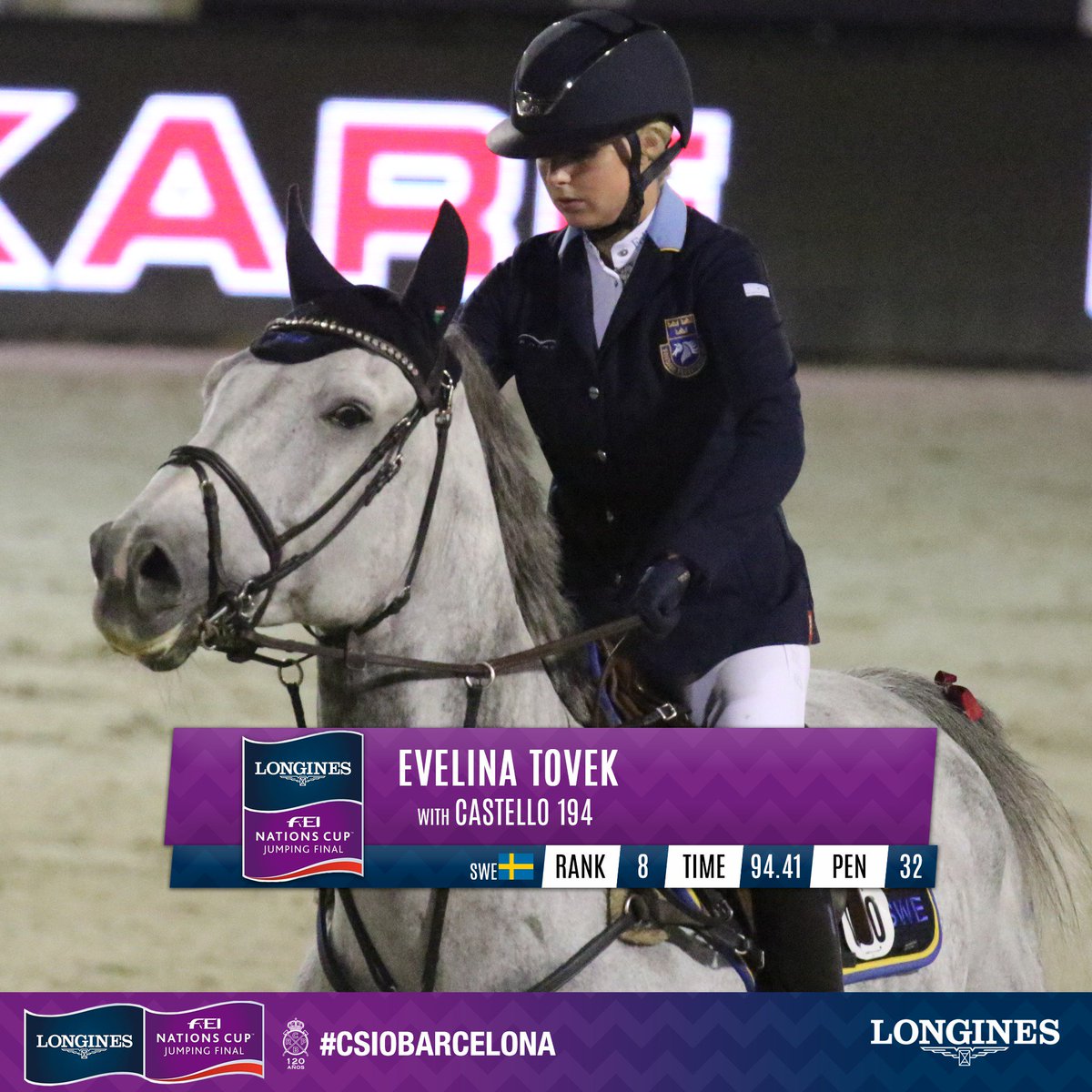 CSIOBarcelona's tweet photo. #CSIOBarcelona | @Longines #FEINationsCup #JumpingFinal
➡️ #SupportYourNation 🇨🇭🇧🇪🇸🇪🇳🇱🇺🇸🇫🇷🇩🇪🇨🇦
Tovek doesn't surrender. https://t.co/n5IBtVi2QO
