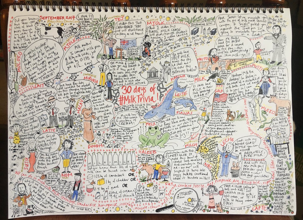 HowNowDownCow's tweet photo. After a month of #MilkTrivia I've put everything I've learnt together on one page. My brain is a little bit fuller now! https://t.co/3LLI1orpD0