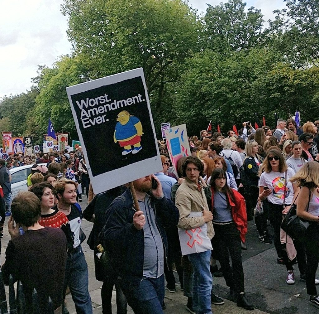 ItsCherrySue's tweet photo. Just some of my favourite #marchforchoice signs today. You'll never beat the Irish!
#ARCMarch2017 #marchforchoice
#Repealthe8th https://t.co/k10xiIWaEX