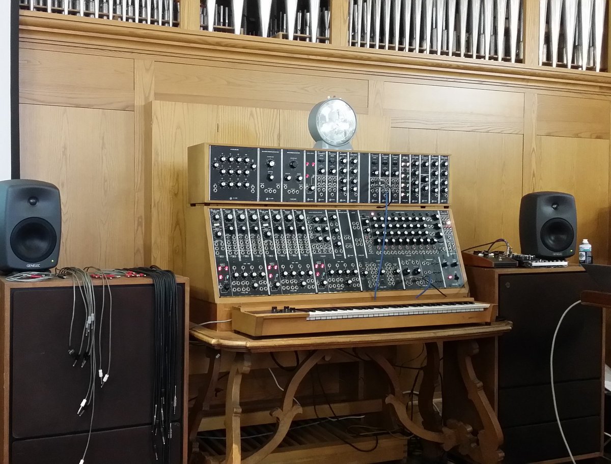 emilianontfc's tweet photo. Moog day, today #ntfcstudio #conservatoriosantacecilia #moogmodular https://t.co/Pzg0y95ywg