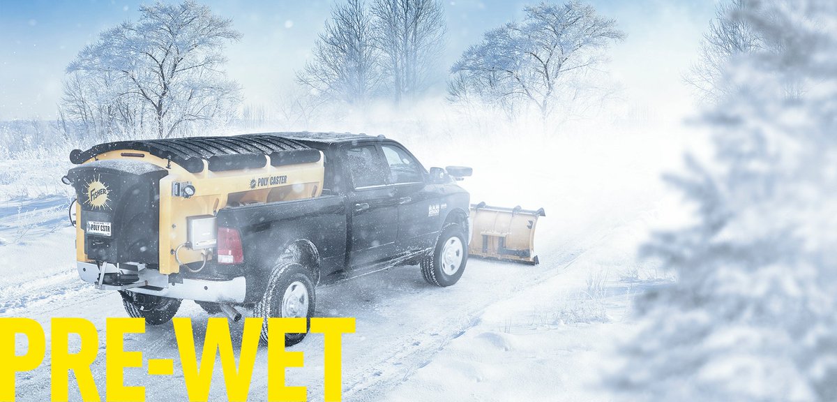 FisherPlows's tweet photo. De-icing is where the money’s at, and pre-wetting allows you to see those results faster. Learn more: https://t.co/svAnmknSrE https://t.co/j18nGqbVej