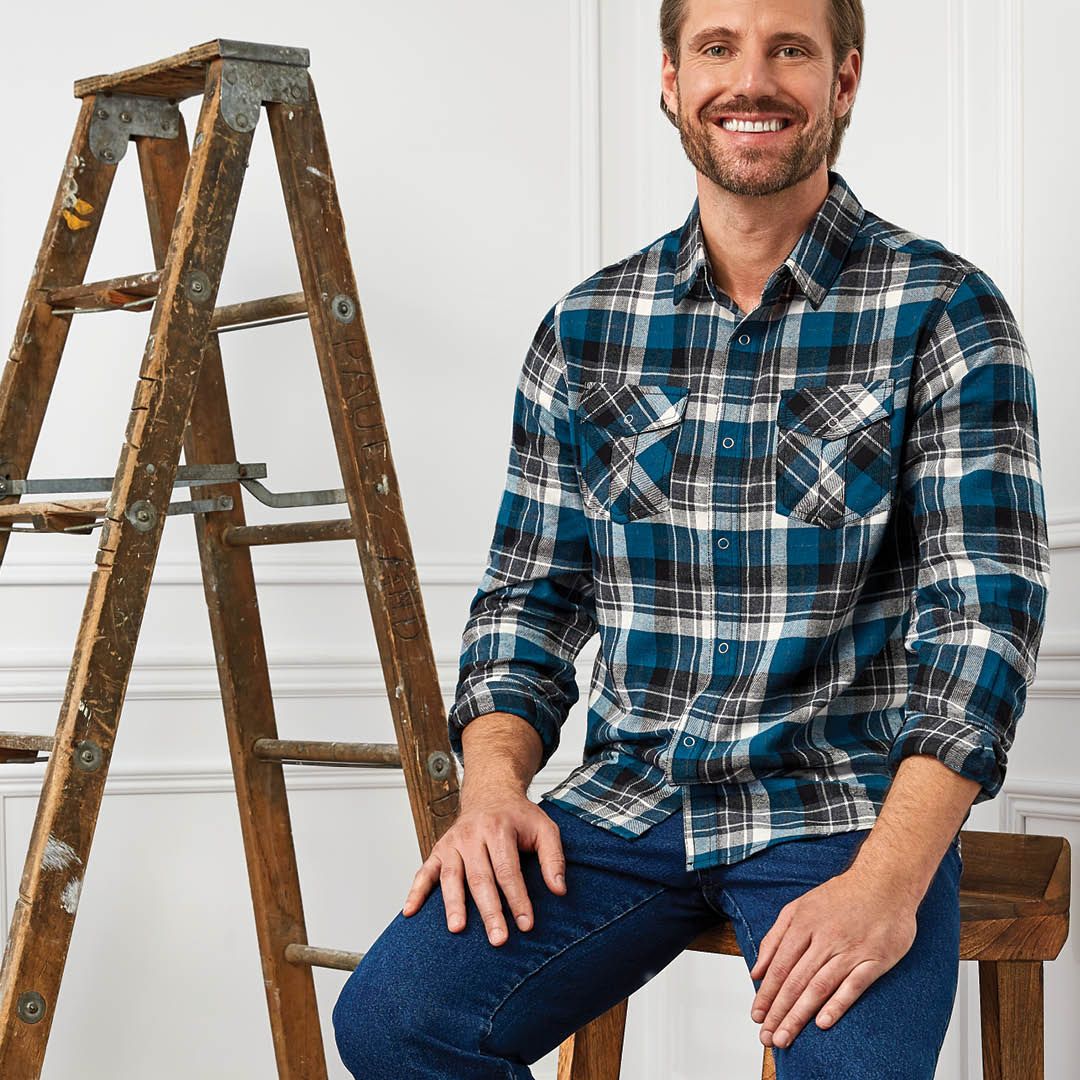 GTboutique's tweet photo. What guy doesn't look amazing in plaid? #MountainRidge #ForYouForLess #ForHimForLess https://t.co/MFJPo4XJkI