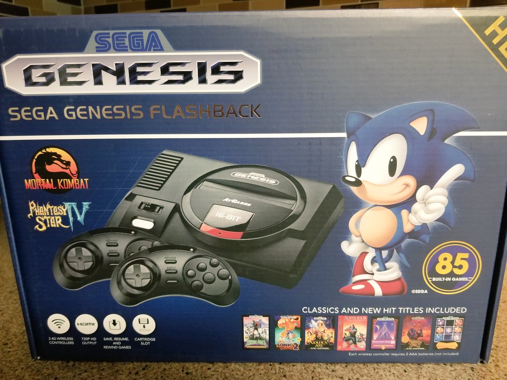 megavisionsmag's tweet photo. Hope you Nintendo Nerds are having fun with your new SNES Classic. Meanwhile, we have our new mini SEGA Genesis Flashback! https://t.co/dHpupd2u59