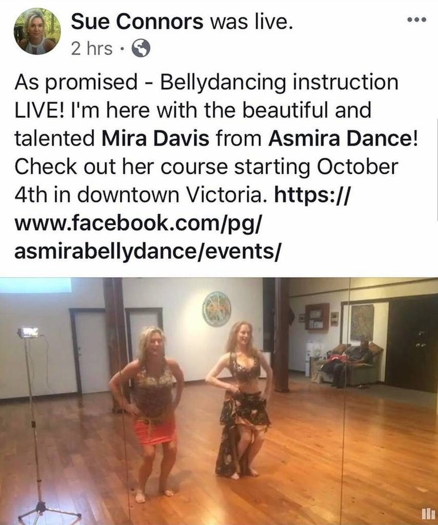 Here's a live Intro to Bellydancing session I did with Amira Dance . Check link in bio to Facebook page to watch- … ift.tt/2xI0i7s