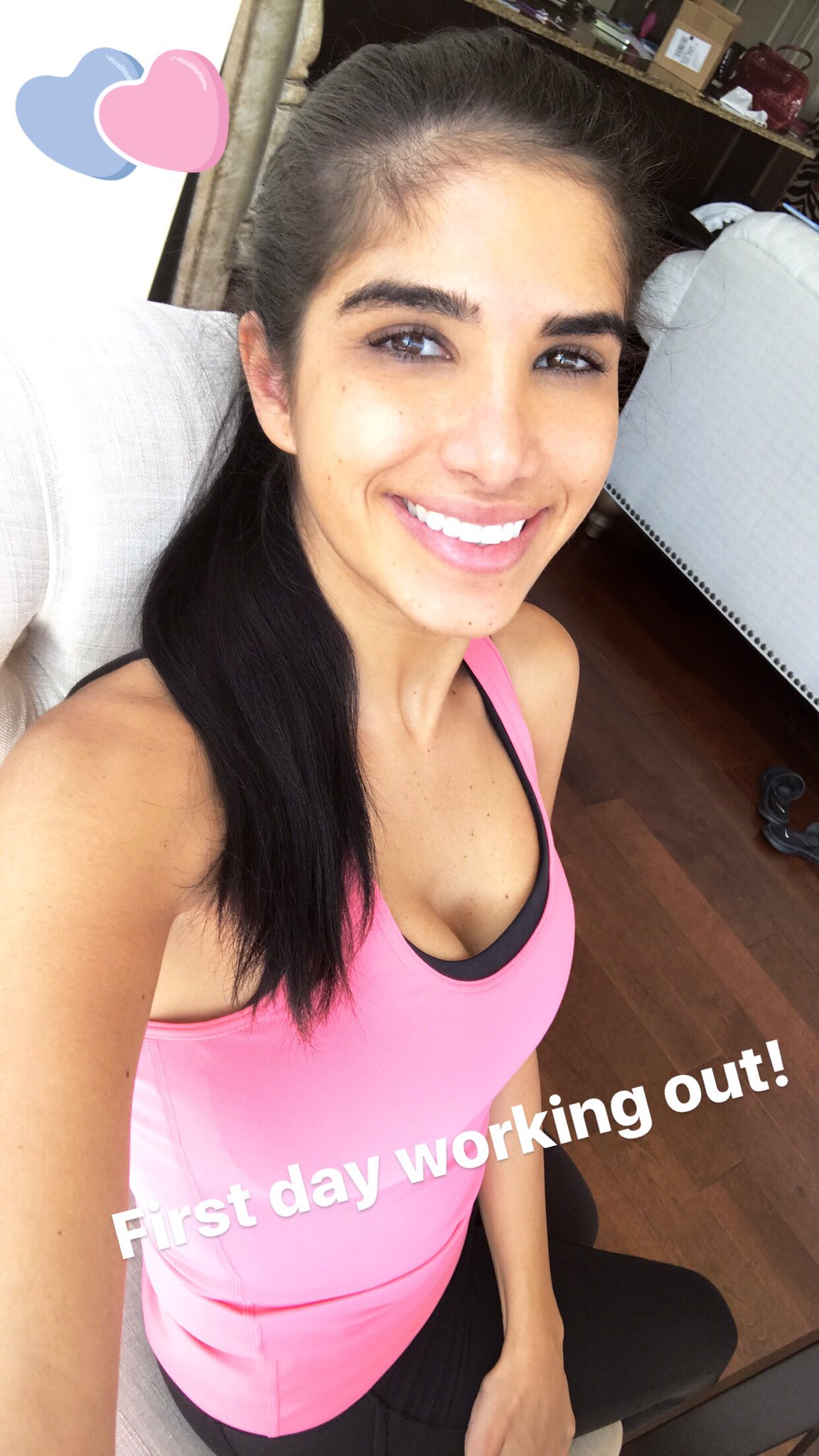 Madison Gesiotto on Twitter: "First day working out! Yay!…