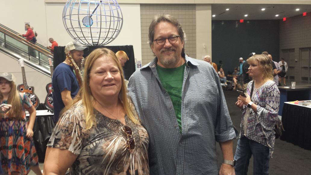 ljanosko's tweet photo. Bucket list! The man having me consider buying a $33k dobro when I play no instruments. @JerryDouglas #IBMA2017 https://t.co/RscryDs3Yn