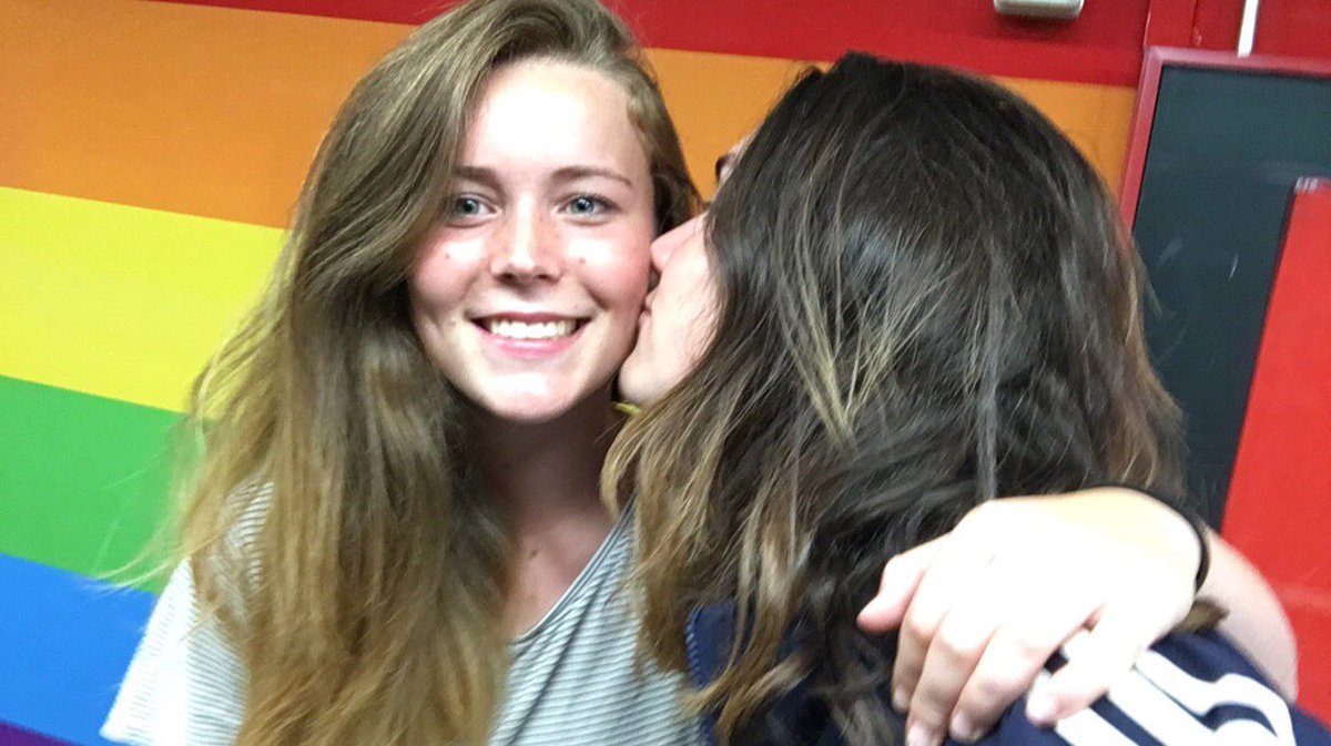 snapdoud's tweet photo. Bi month is coming to an end, hope you had a good one! Here is me and my gf being two little happy gay beans https://t.co/eN5UHNqpSZ