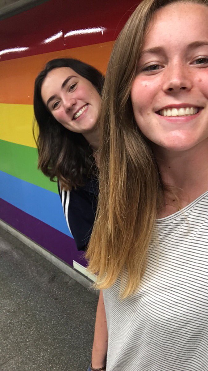 snapdoud's tweet photo. Bi month is coming to an end, hope you had a good one! Here is me and my gf being two little happy gay beans https://t.co/eN5UHNqpSZ