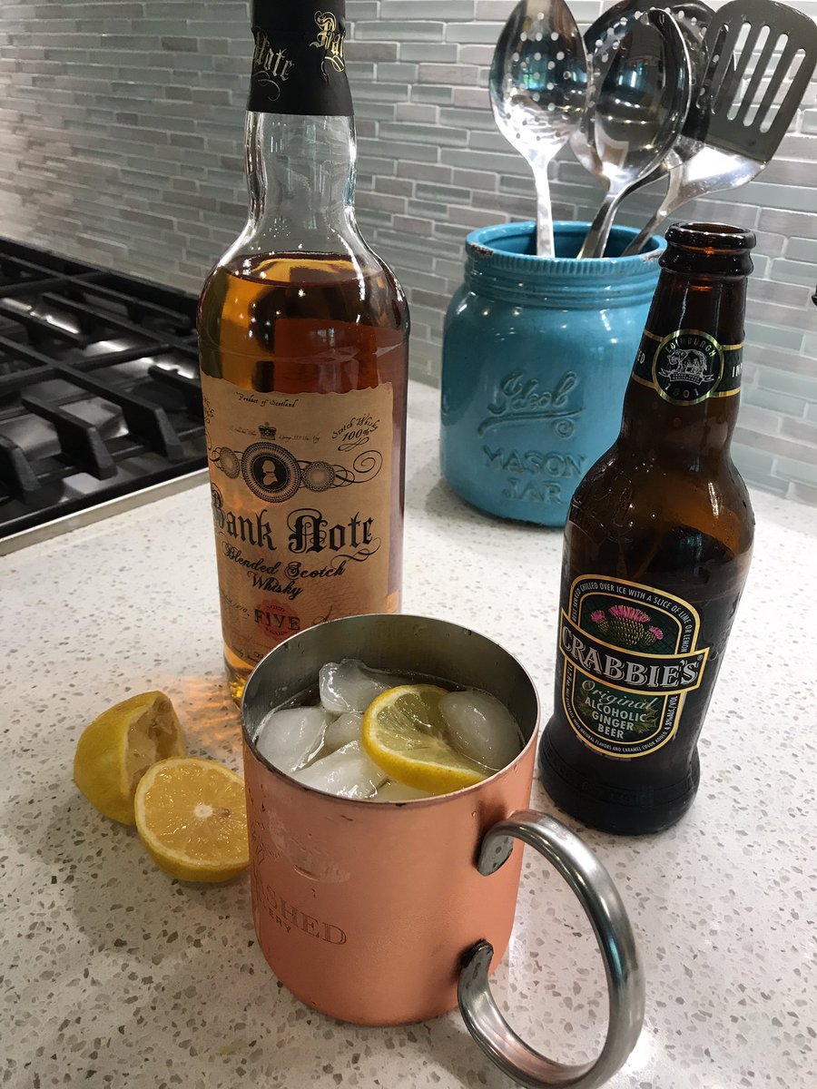 pawanmurthy's tweet photo. Finally getting a chance to enjoy some @BankNoteWhisky in a Whiskey Sour Mule. Courtesy of @AR__PR. Thanks! https://t.co/6ime9DQq08