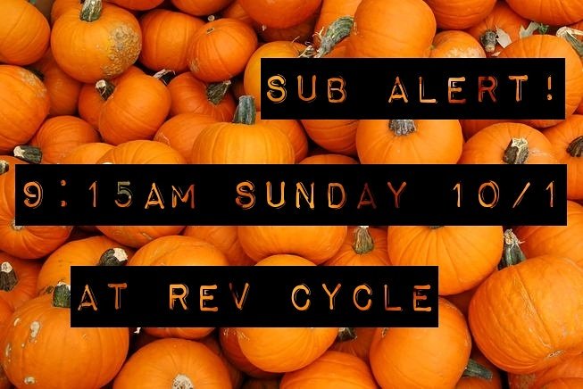 Anna_LisaCycles's tweet photo. It's Everything Pumpkin Season! Burn off a few calories with me 9:15am @RevCycleLA 10/1. You won't regret it! #revcycle #spinclass #pumpkin https://t.co/j6foYBPSVx