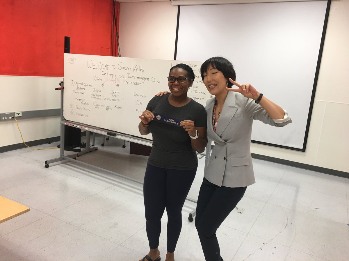 SvetcOrg's tweet photo. Congratulations Tarzine on winning Best Table Topics Speaker award!  https://t.co/yUg79sqzoS 👍👍👍👍 https://t.co/Pi0CFqIakW