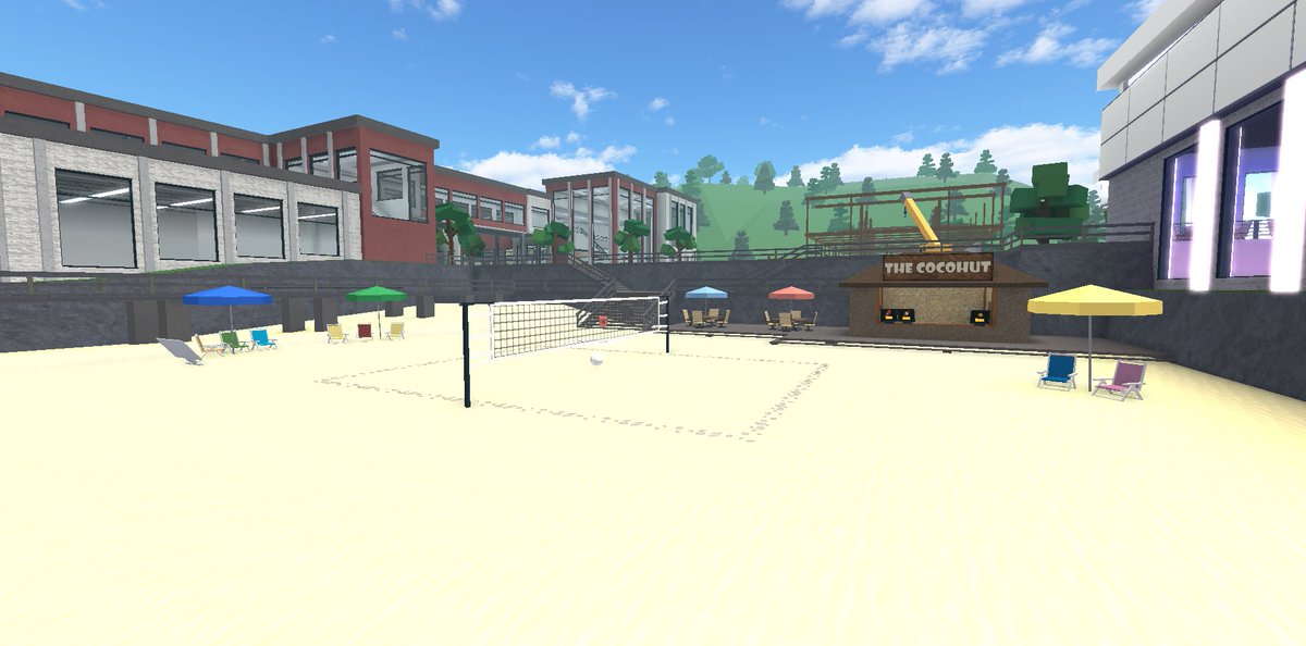 Robloxian Highschool On Twitter Chill At The Beach At Robloxian High School Fresh Update Coming At You On October 6 Roblox Robloxdev