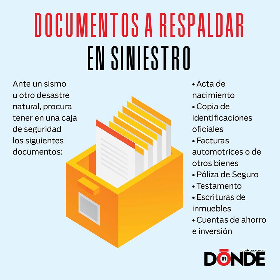 DONDEIRweb's tweet image. Después de los últimos días aprendamos a estar preparados en caso de un desastre. Ten a la mano estos documentos: bit.ly/2fkZfDA