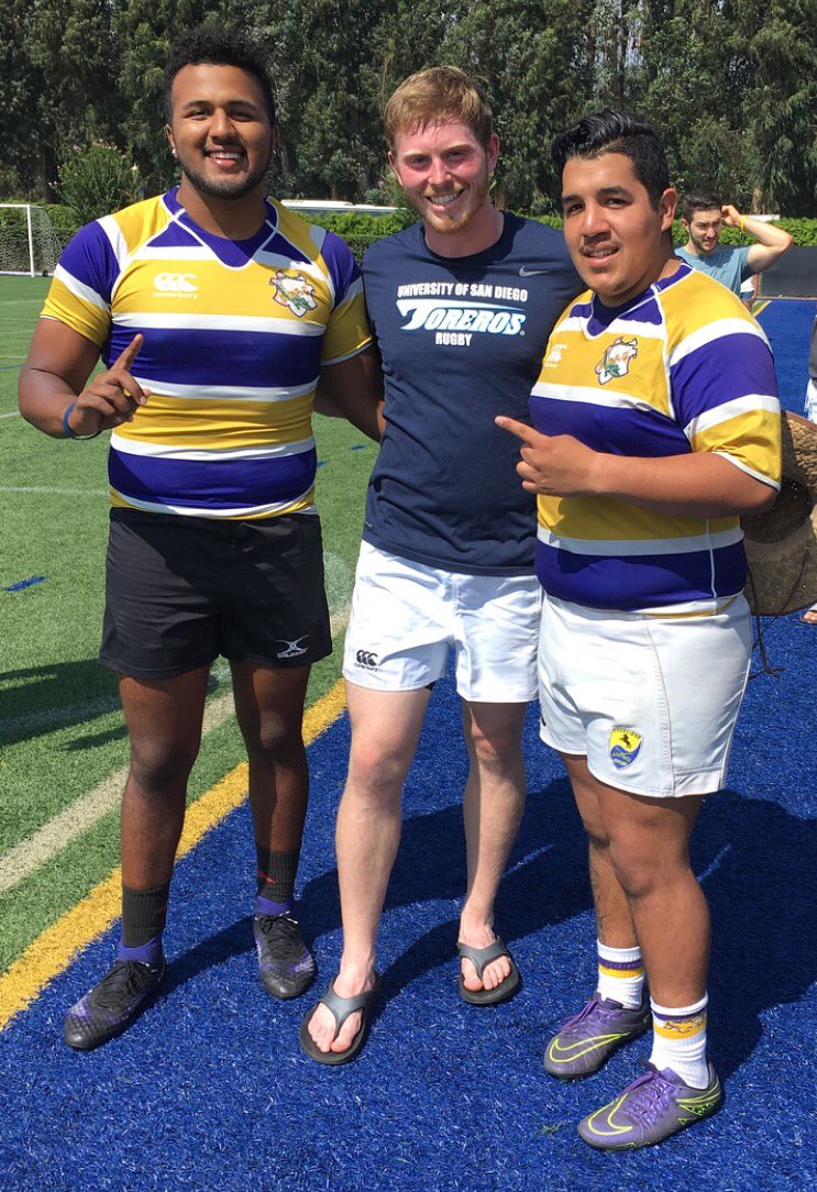 CavaliersRugby's tweet photo. Cavalier alumni reunion at the @UCLA_RUGBY 7s tournament today #rugbyplayersmadehere https://t.co/3vGpJjKKkA