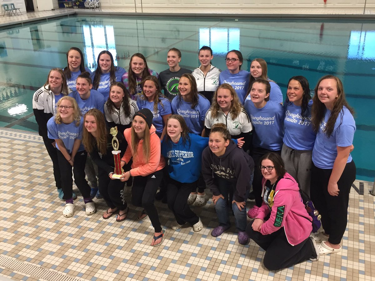 Congrats, girls!!! Champions of the Duluth East Greyhound Invitational!