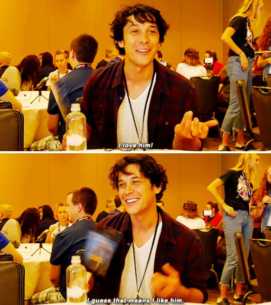 Are we supposed to like him? I LOVE HIM.